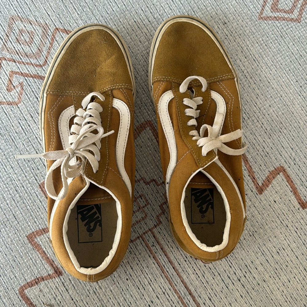 Burnt Yellow Classic Old School Vans
